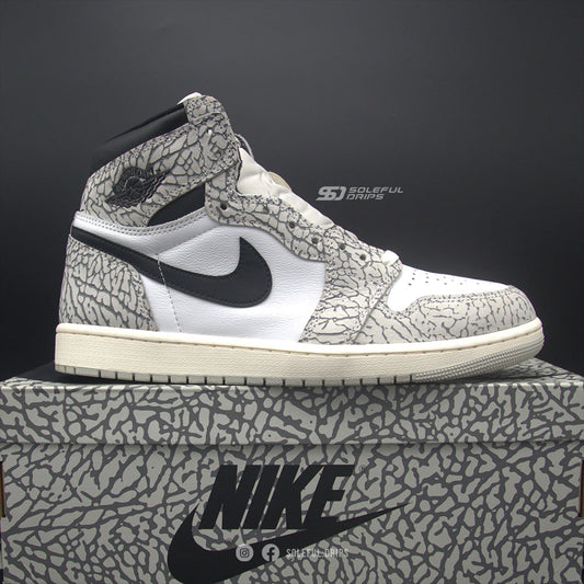 Jordan 1 Retro High OG White Cement - US 10.5 [USED]