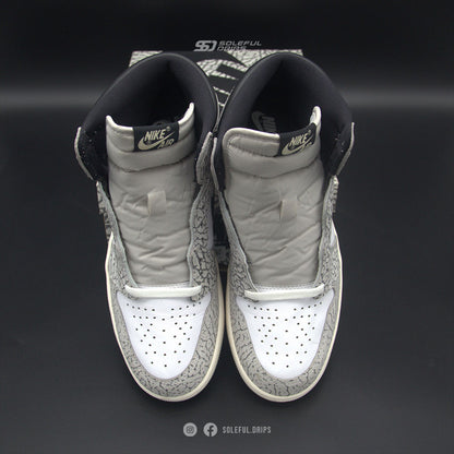 Jordan 1 Retro High OG White Cement - US 10.5 [USED]