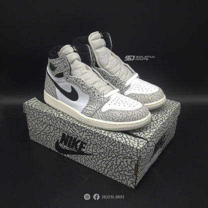 Jordan 1 Retro High OG White Cement - US 10.5 [USED]