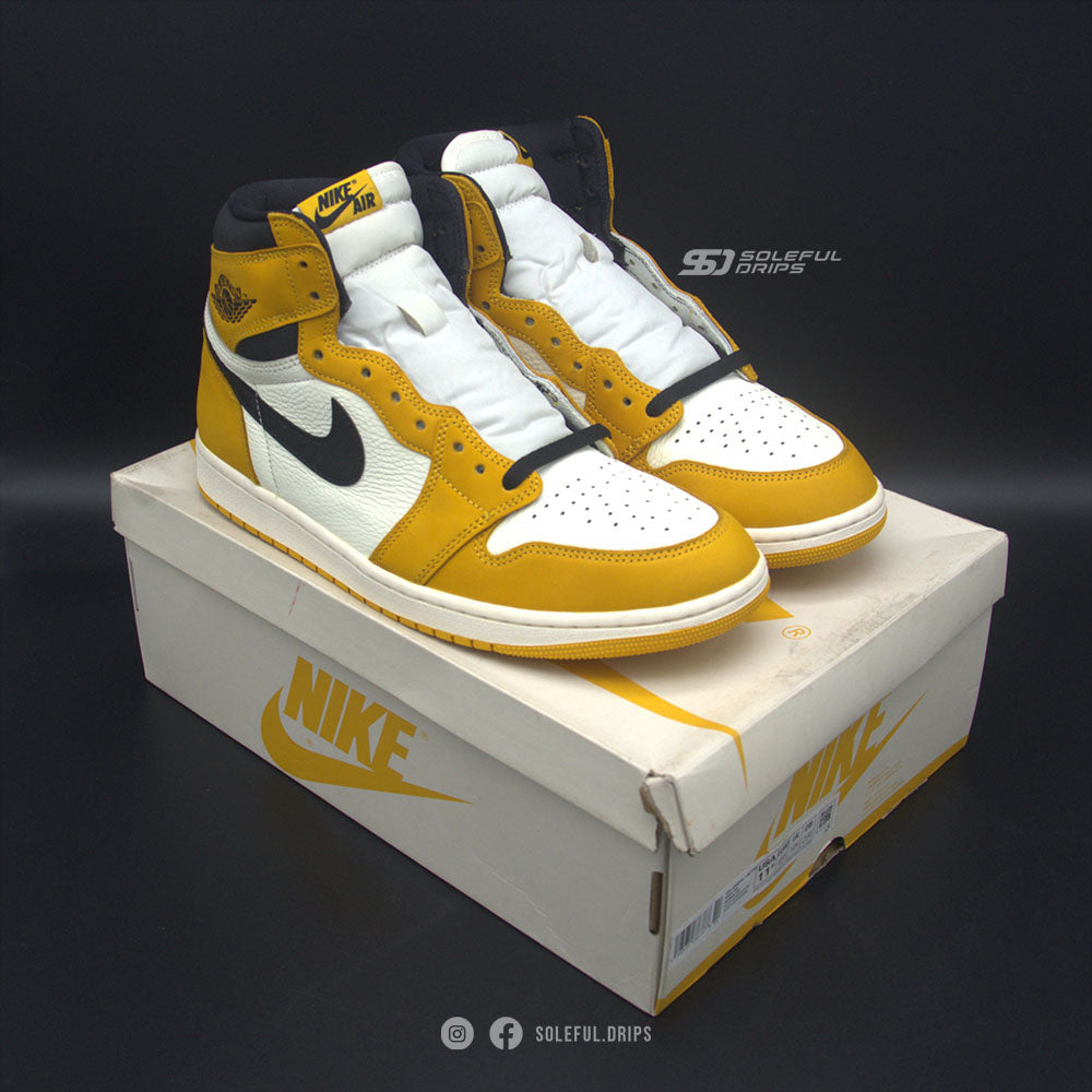 Jordan 1 Retro High OG - Yellow Ochre - US 11.5 [USED]