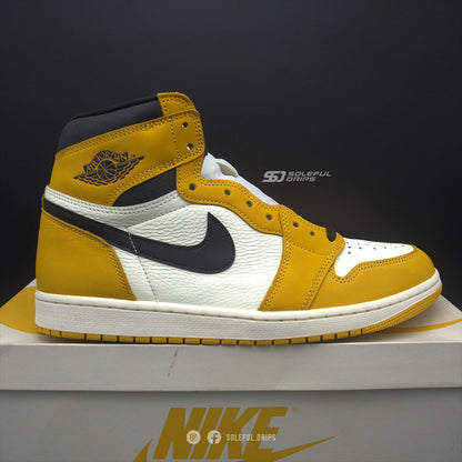 Jordan 1 Retro High OG - Yellow Ochre - US 11.5 [USED]