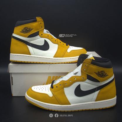 Jordan 1 Retro High OG - Yellow Ochre - US 11.5 [USED]