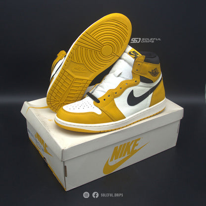 Jordan 1 Retro High OG - Yellow Ochre - US 11.5 [USED]